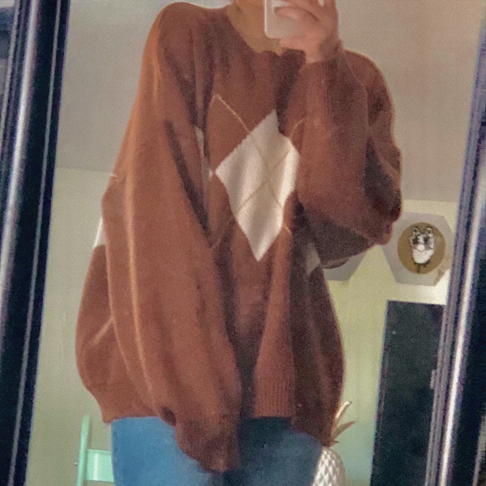 Y2K Aesthetic Oversized Sweater